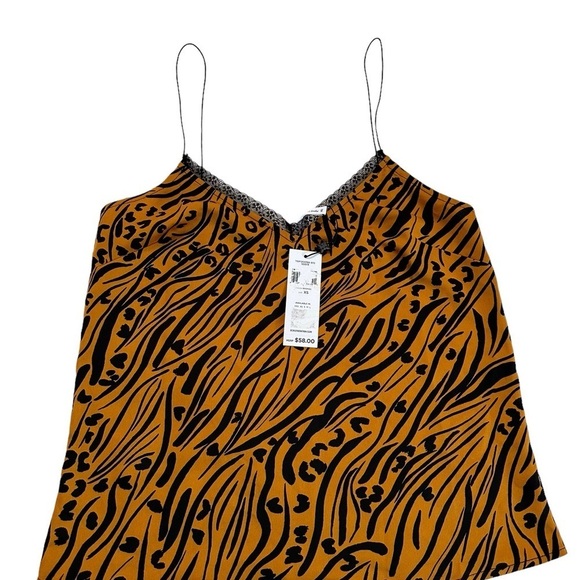 NWT BCBGeneration Tiger Stripe Camisole Animal Tank Top Size XS - Picture 8 of 17